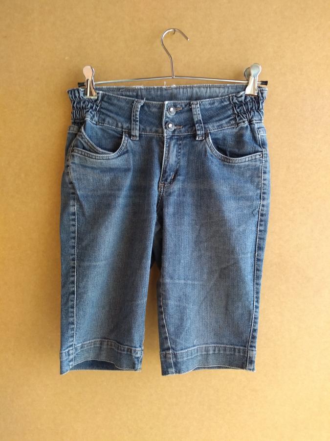 BeF03: bermuda jeans feminina