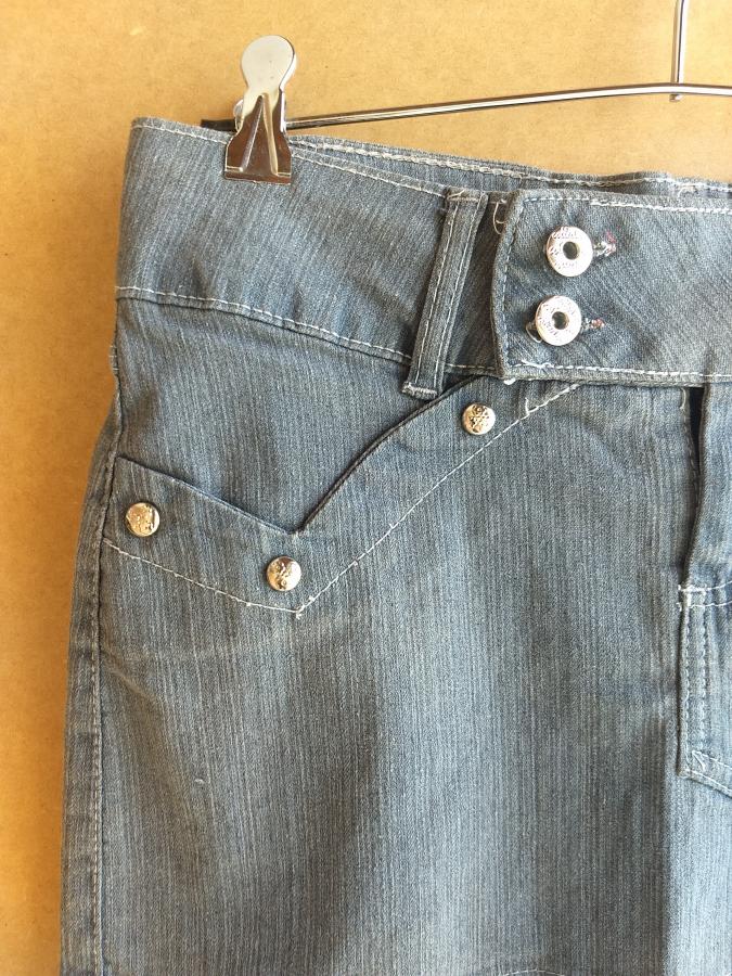 SaF01 Saia jeans com rebites-2