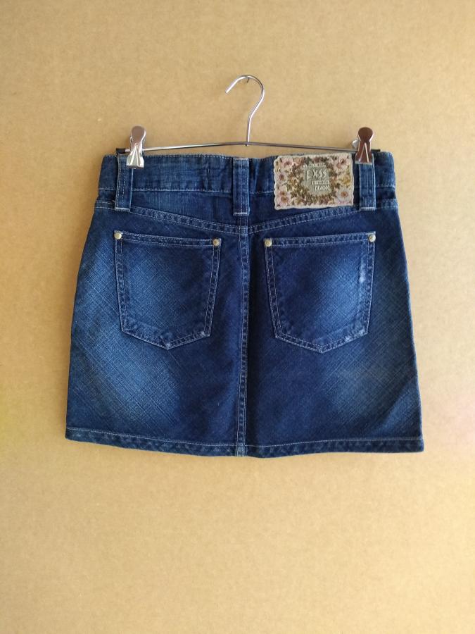 SaF03 - Saia jeans feminina-2